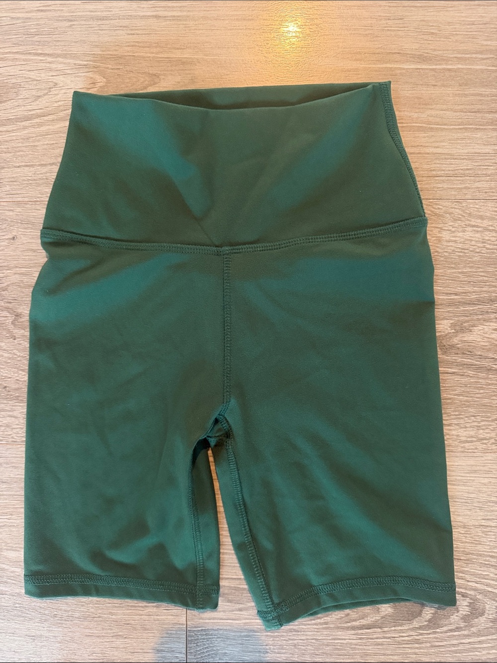 wild fable Deep Green High-Rise Bike Shorts